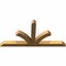 Ekena Millwork Richland Rough Sawn Timber Gable Bracket, Western Red Cedar, 96"W x 48"H x 6"D x 6"F, 12/12 Pitch GBW096X48X0606RIC00RWR - alternate 5